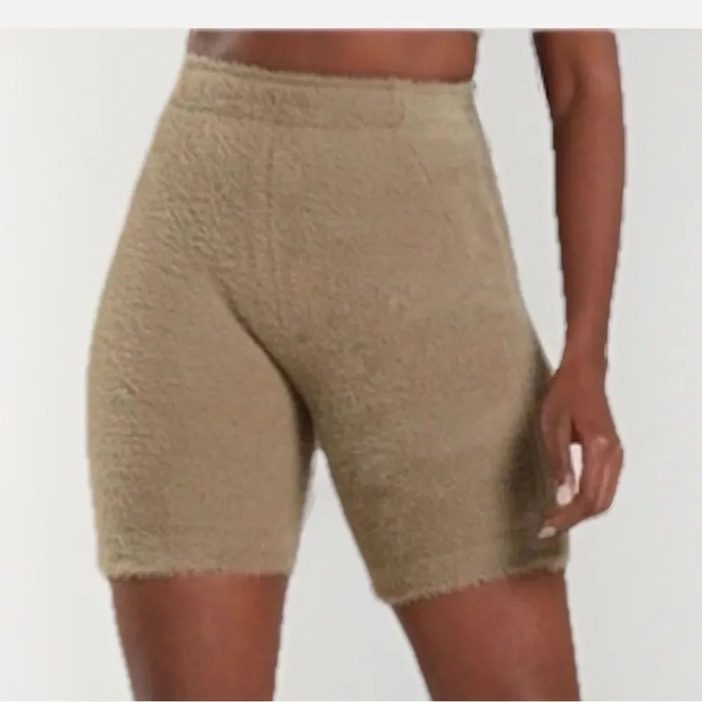 GymShark Whitney Simmons Faux Fur Shorts